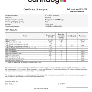 Olej CBD 30% (3000mg) – Cannaby Terpen