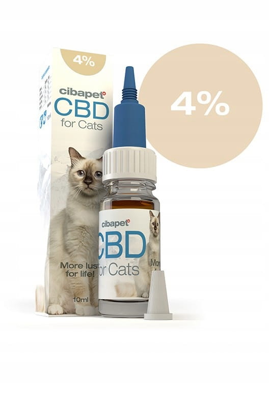 Olejek CBD 4% dla kotów Cibapet 10ml
