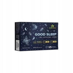Hempking Good Sleep – kapsułki na sen z CBD i CBN – 15 kapsułek