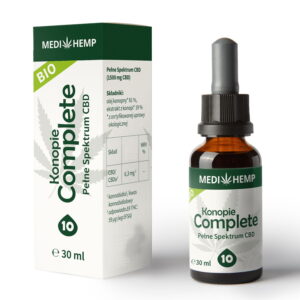 Medihemp Complete 10 30 ml CO2 – olejek CBD/CBDa 10%