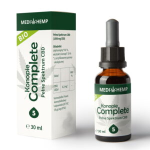 Medihemp Complete 5 30 ml – CO2 – olejek CBD/CBDa 5%
